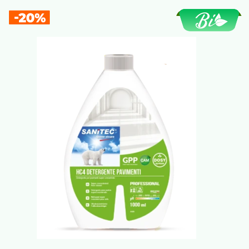 Nước lau sàn, siêu đậm đặc 1L SANITEC HC4