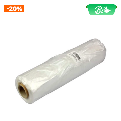 Túi nylon cuộn 5kg, 22+12x42cm, 7my