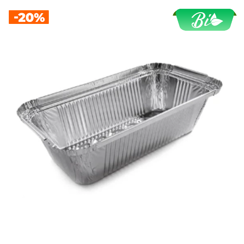 Bát nhôm một ngăn, 670ml, 202x109x49mm