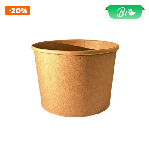 Cốc súp giấy nâu 580ml