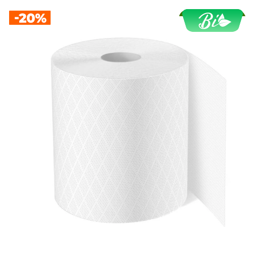 Khăn giấy cuộn trắng 19cmx100m