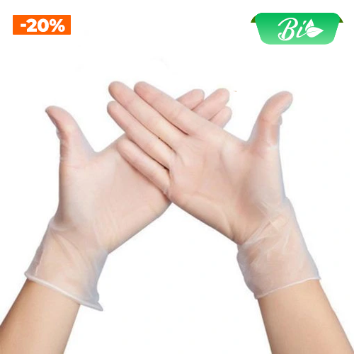 Găng tay TPE trắng cỡ L
