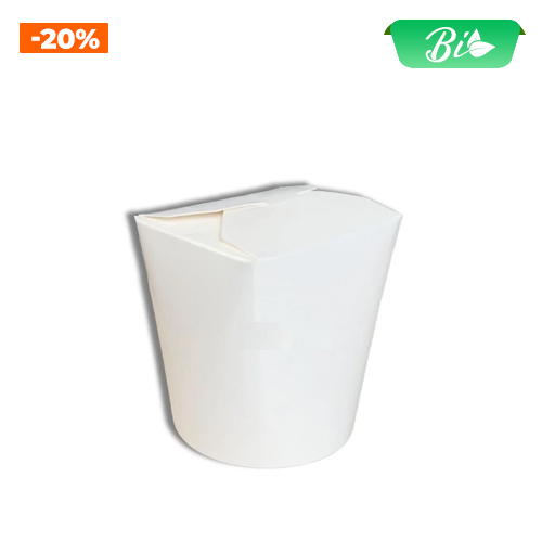 Hộp đựng mì trắng tròn 750ml