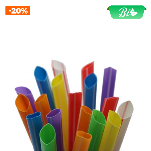 Ống hút màu cho bubble tea 11x230mm