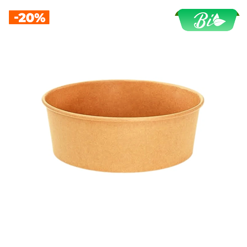 Bát giấy nâu cho salad 750ml