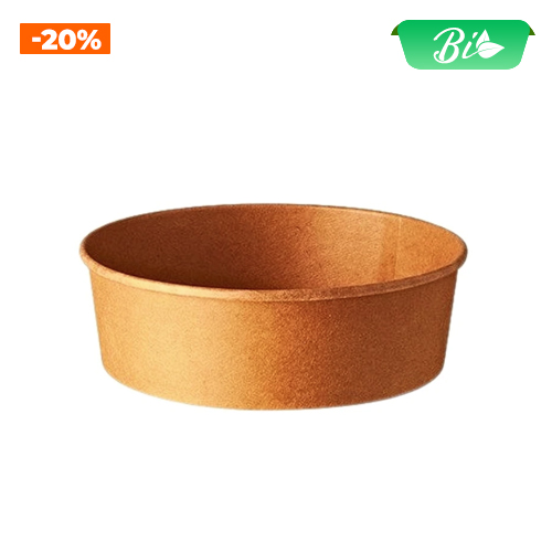 Bát giấy nâu cho salad 1300ml