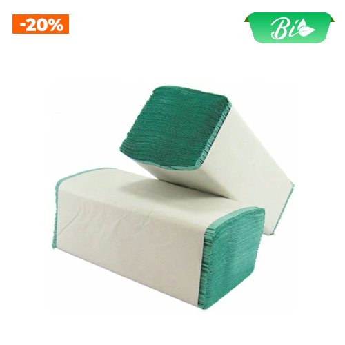 Khăn giấy gấp ZZ xanh 250x230mm